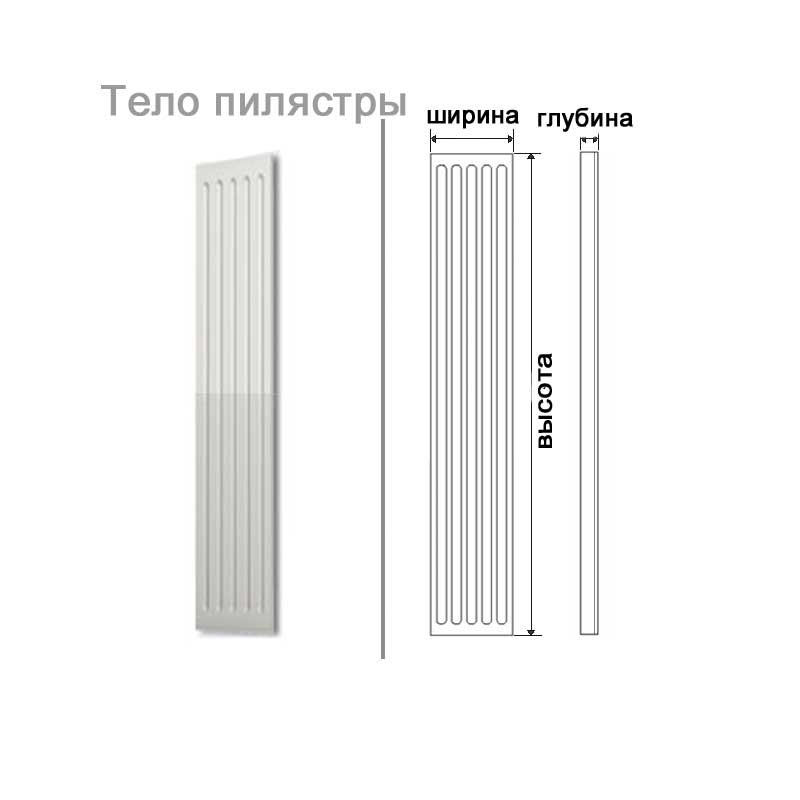 Пилястра из полиуретана PL573 (тело)