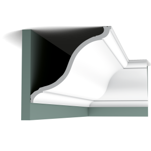 Плинтус потолочный без орнамента C335