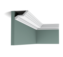 Плинтус потолочный без орнамента C400