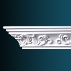 потолочный плинтус с орнаментом Гибкий AA006F в Рязани