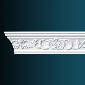 потолочный плинтус с орнаментом Гибкий AA009F в Рязани