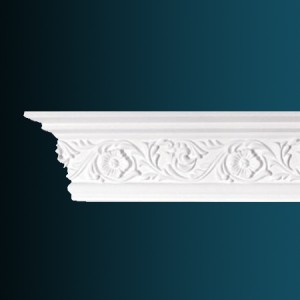 потолочный плинтус с орнаментом Гибкий AA012F в Рязани