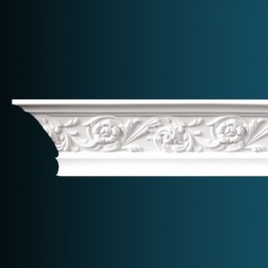 потолочный плинтус с орнаментом Гибкий AA014F в Рязани