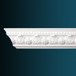потолочный плинтус с орнаментом Гибкий AA098F в Рязани