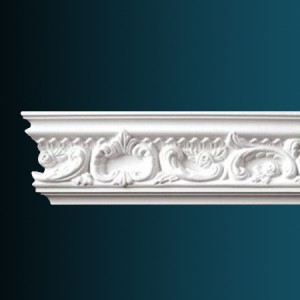 потолочный плинтус с орнаментом Гибкий AA201F в Рязани