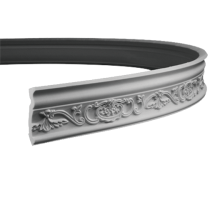 потолочный плинтус с орнаментом Гибкий 1.50.162F в Рязани