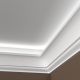 Плинтус потолочный без орнамента Гибкий 1.50.221F