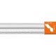 95637/30 FLEXIBLE плинтус DECOMASTER-2 (35х35х2400мм)