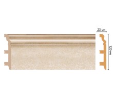 D233-18D ШК/8 Плинтус напольн.DECOMASTER(120*23*2400 мм) в Рязани