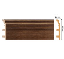 D233-74 ШК/8 Плинтус напольн.DECOMASTER(120*23*2400 мм) в Рязани