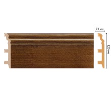 D233-75 ШК/8 Плинтус напольн.DECOMASTER(120*23*2400 мм) в Рязани