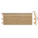 D233-83 ШК/8 Плинтус напольн.DECOMASTER(120*23*2400 мм)