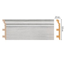 D233-84 ШК/8 Плинтус напольн.DECOMASTER(120*23*2400 мм) в Рязани