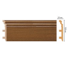 D233-85 ШК/8 Плинтус напольн.DECOMASTER(120*23*2400 мм) в Рязани