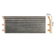 D233-87 ШК/8 Плинтус напольн.DECOMASTER(120*23*2400 мм) в Рязани