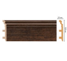 D233-966 ШК/8 Плинтус напольн.DECOMASTER(120*23*2400 мм) в Рязани