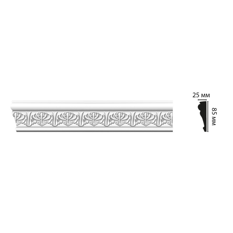 D152B/18 Плинтус ДМ(85*25*2000 мм)