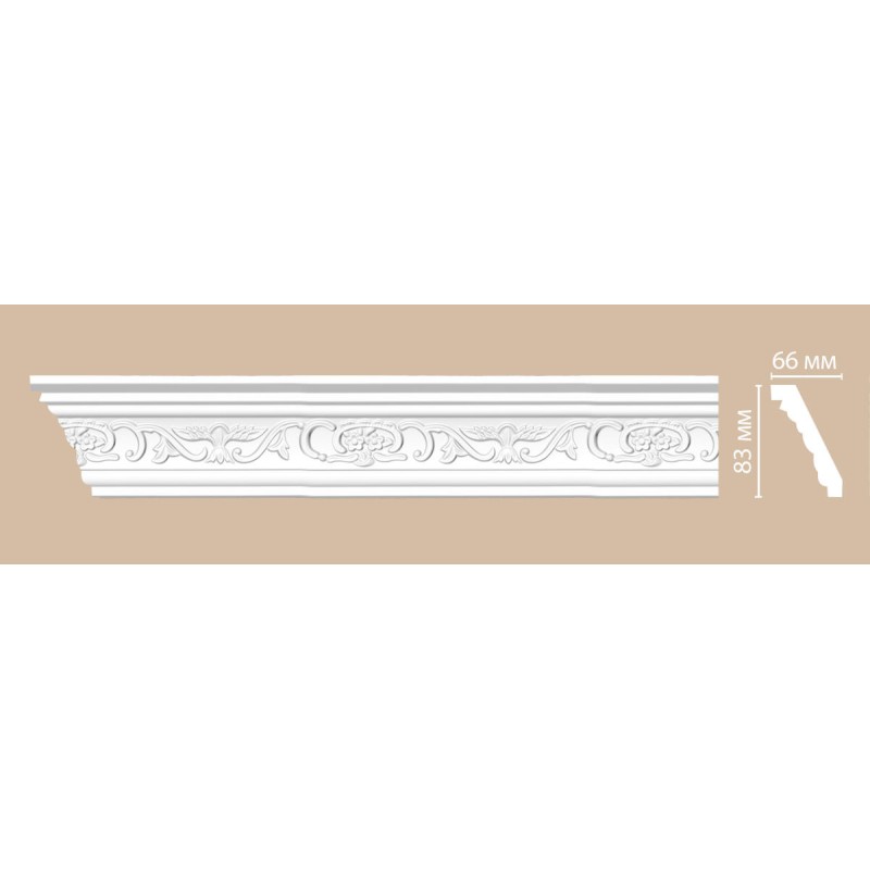 95036/15 FLEXIBLE плинтус DECOMASTER-2 (83х66х2400мм)