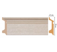 D122-71 ШК/16 Плинтус напольн.DECOMASTER(78*21*2400 мм) в Рязани