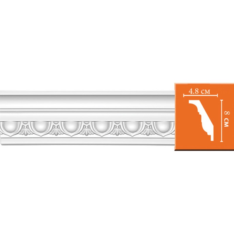 DT 23/14 FLEXIBLE плинтус DECOMASTER-2 (80х48x2400мм)