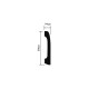 Плинтус Hiwood B70V2 69*14*2000 мм