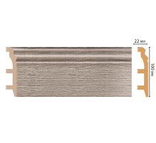 D232-77 ШК/14 Плинтус напольн.DECOMASTER(100*22*2400 мм) в Рязани