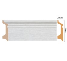 D122-1070 ШК/16 Плинтус напольн.DECOMASTER(78*21*2400 мм) в Рязани