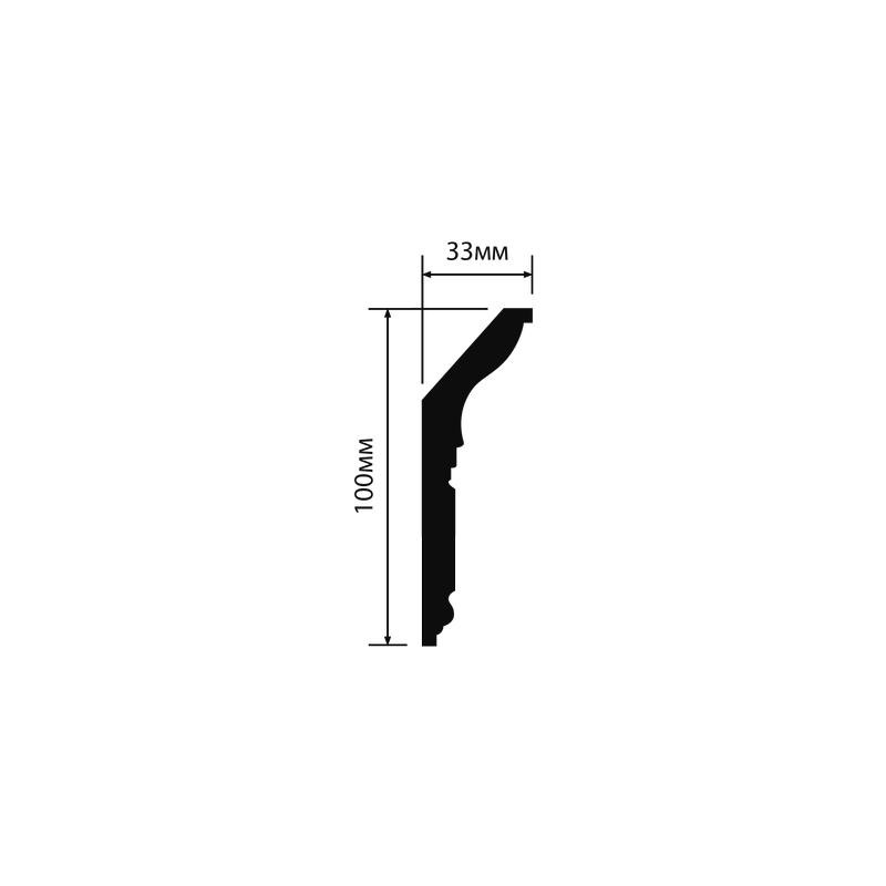 Карниз Hiwood L1902M (100мм х 33мм х 2,0м.)
