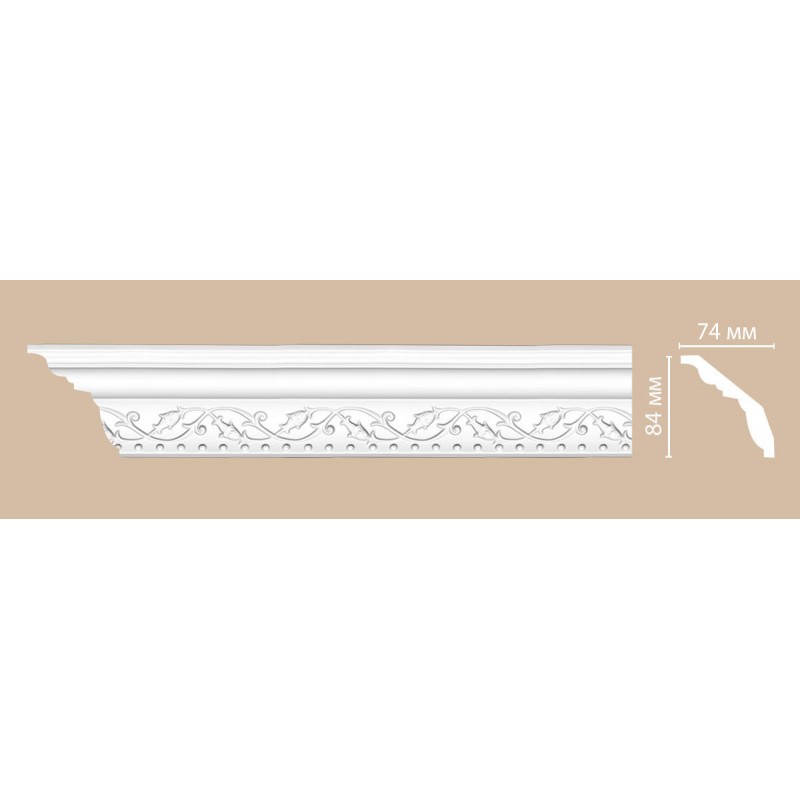 95621/22 FLEXIBLE плинтус DECOMASTER-2 (84х70х2400мм)
