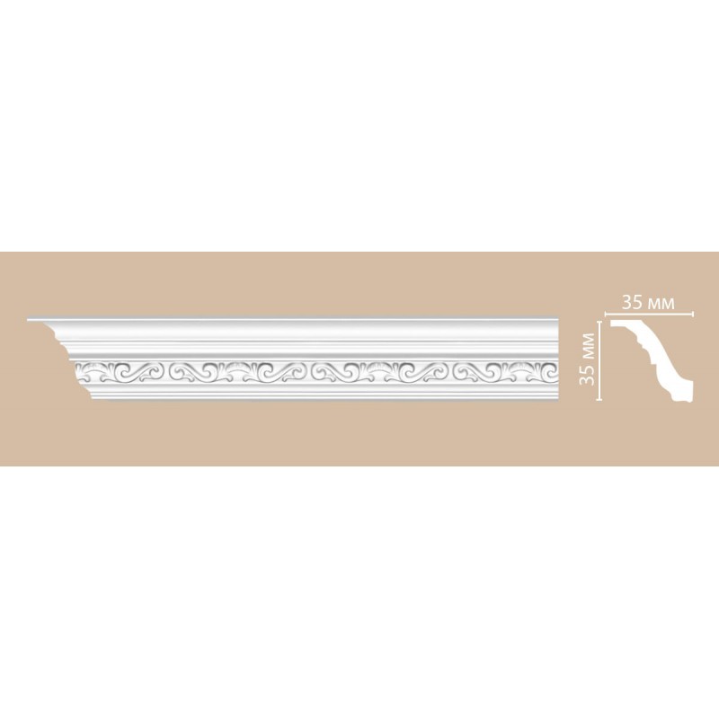 95842/30 FLEXIBLE плинтус DECOMASTER-2 (35х35х2400мм)