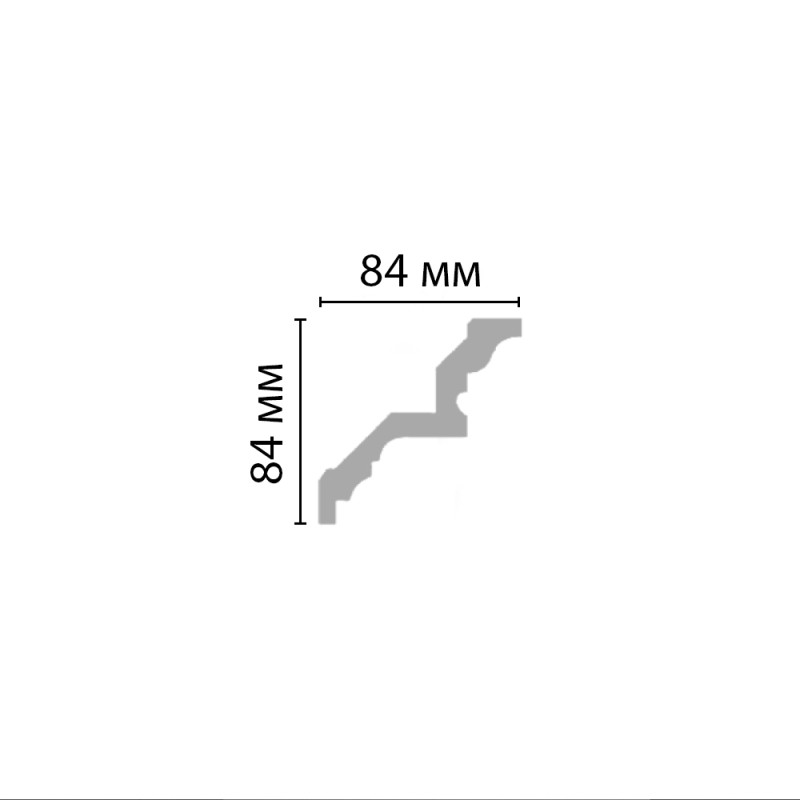 DP 377/30 плинтус DECOMASTER-1 (84х84х2400мм) (DP-5377)