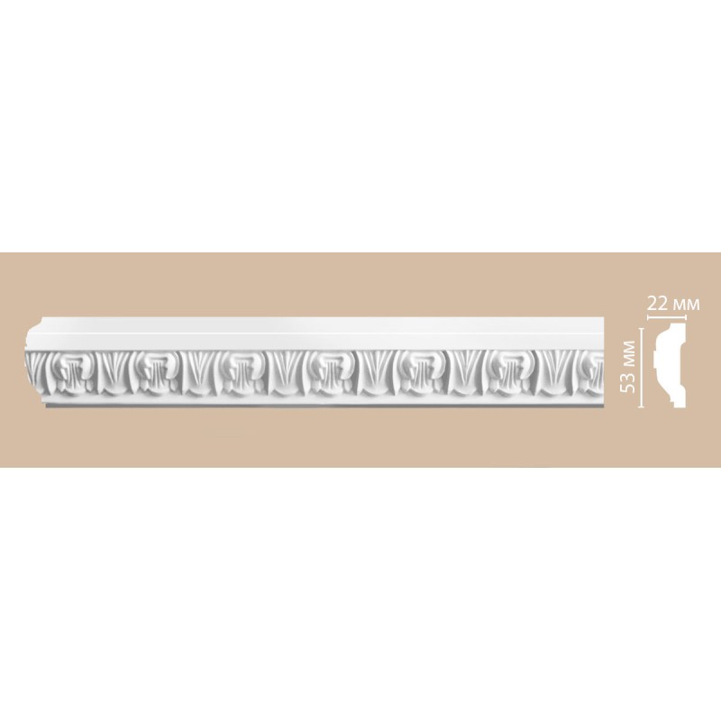 DT 8053/40 молдинг DECOMASTER-1 (53х22x2400мм)