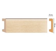 D234-71 ШК/15 Плинтус напольн.DECOMASTER(58*16*2400 мм) в Рязани