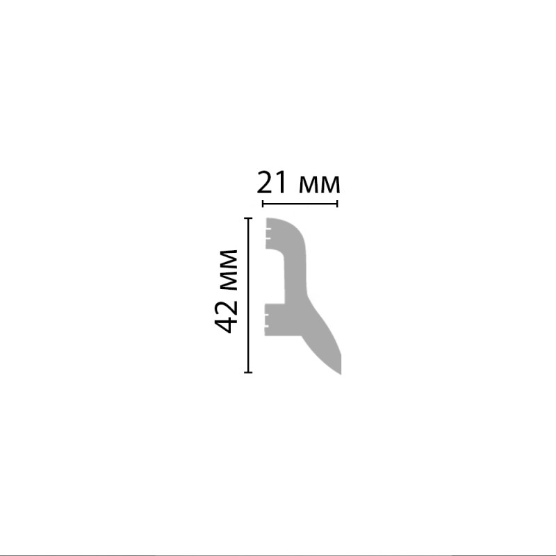 D230/48 Плинтус ДМ(42*21*2000 мм)