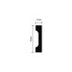 Плинтус Hiwood W40V1	 40*10*2000 мм
