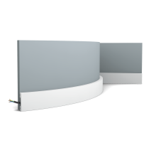 Гибкий напольный напольный плинтус SX162F SQUARE в Рязани