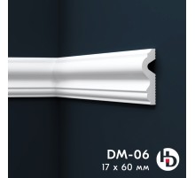 Молдинг из жесткого XPS ПраймДекор HD DM06 в Рязани