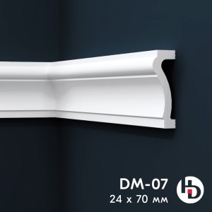 Молдинг из жесткого XPS ПраймДекор HD DM07