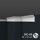 Потолочный плинтус из жесткого XPS ПраймДекор HD DC02