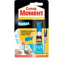 Секундный клей Супер Момент Идеал, 3г (10шт) в Рязани