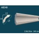 Потолочный плинтус без орнамента гибкий AB249F