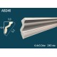 Потолочный плинтус без орнамента AB246