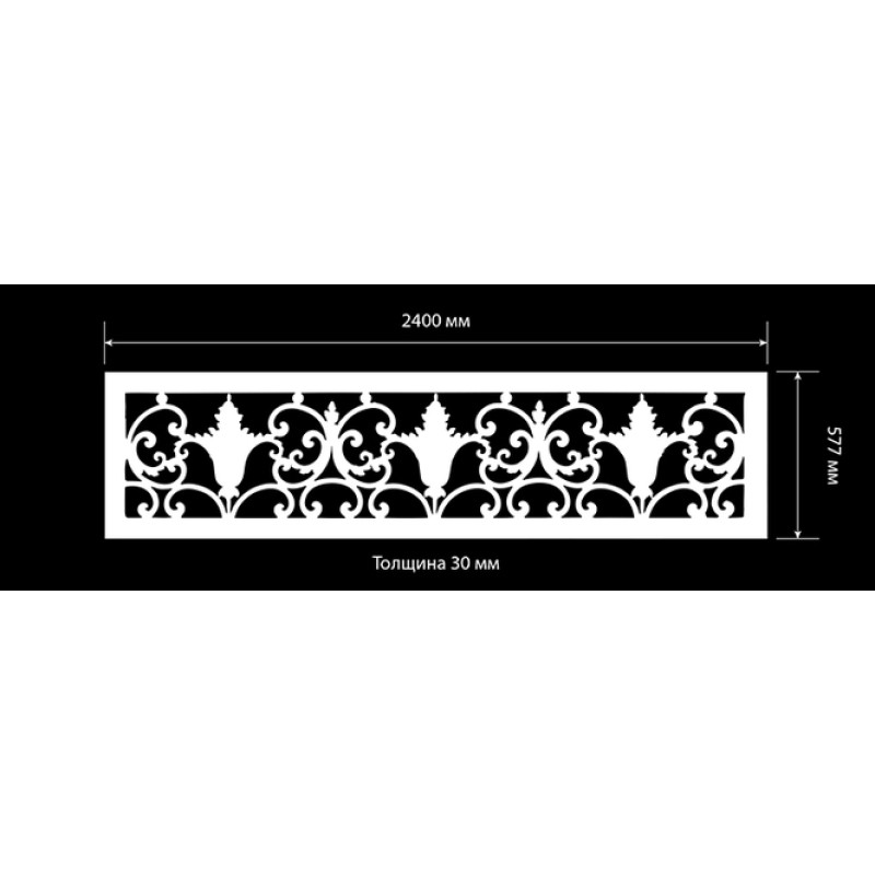 Решетка декоративная RD-001