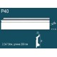 Плинтус напольный Perfect Plus P40