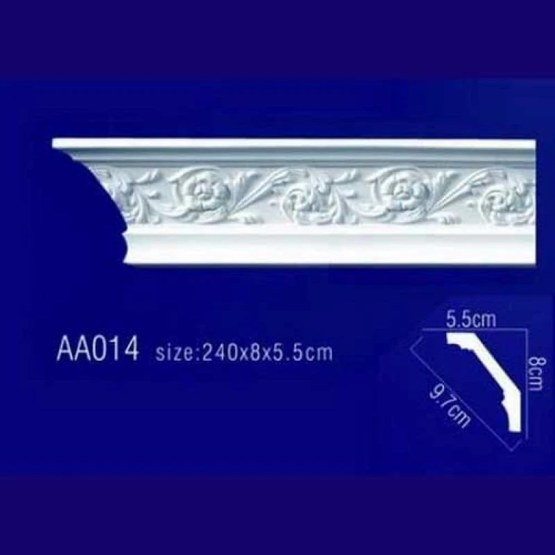 потолочный плинтус с орнаментом AA014