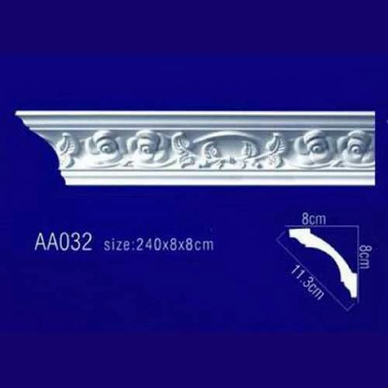 потолочный плинтус с орнаментом AA032