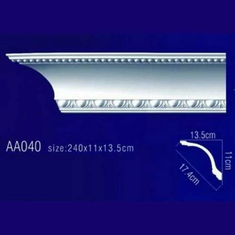 потолочный плинтус с орнаментом AA040