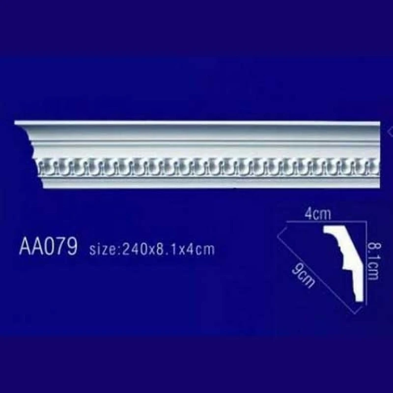 потолочный плинтус с орнаментом AA079