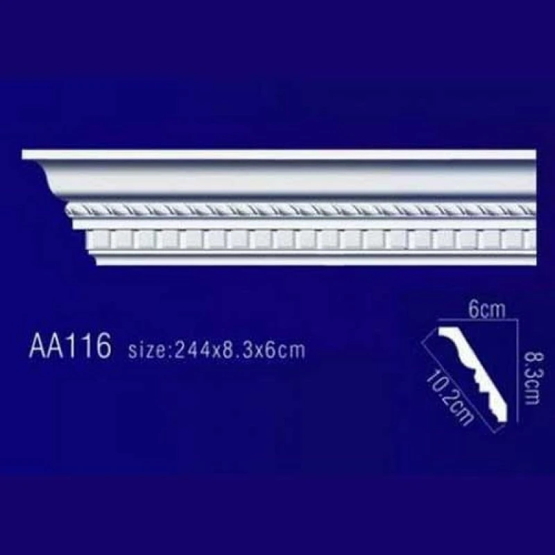 потолочный плинтус с орнаментом AA116