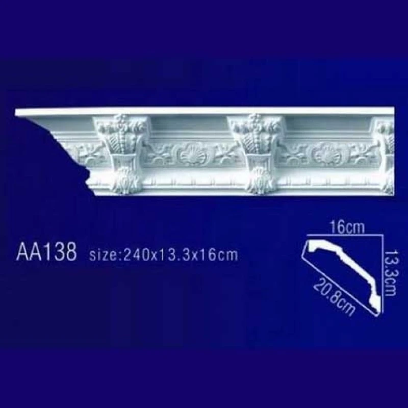 потолочный плинтус с орнаментом AA138
